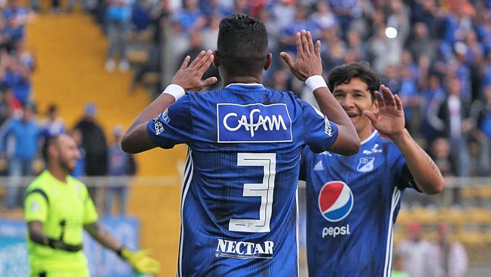 Millonarios gol a Equidad Liga Águila 2019
