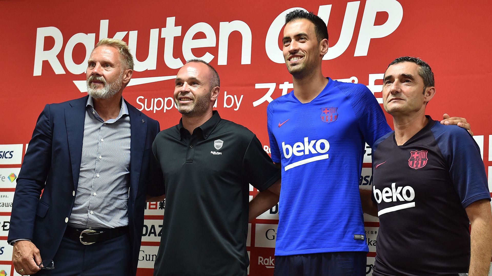 Thorsten Fink Andres Iniesta Vissel Kobe