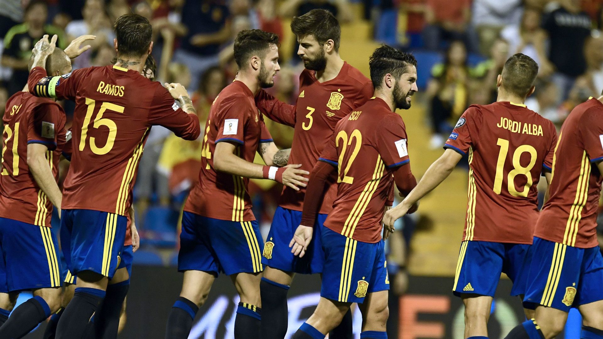 Ramos Pique Spain Albania