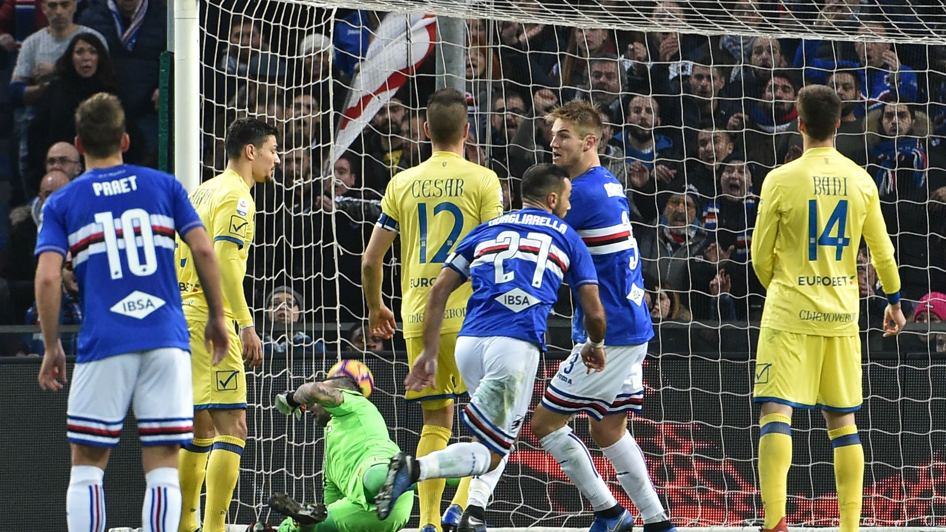 Fabio Quagliarella Sampdoria Chievo