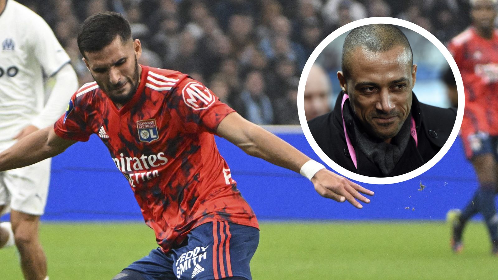 Olympico OM OL Houssem Aouar Steve Marlet