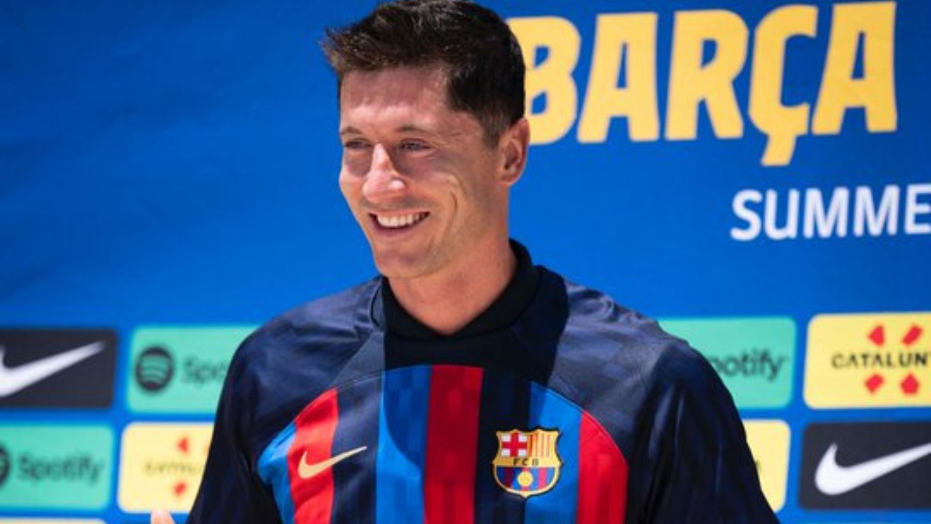 Lewandowski presentación Miami Barcelona 20072022