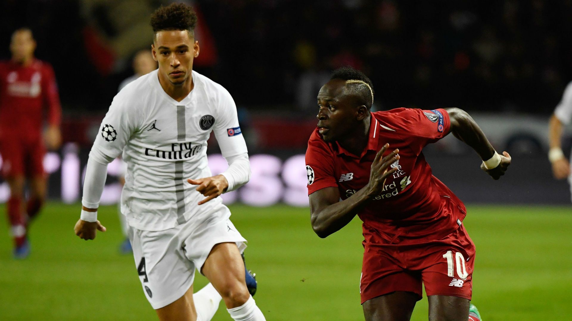Thilo Kehrer Sadio Mane PSG Liverpool UEFA Champions League 28112018