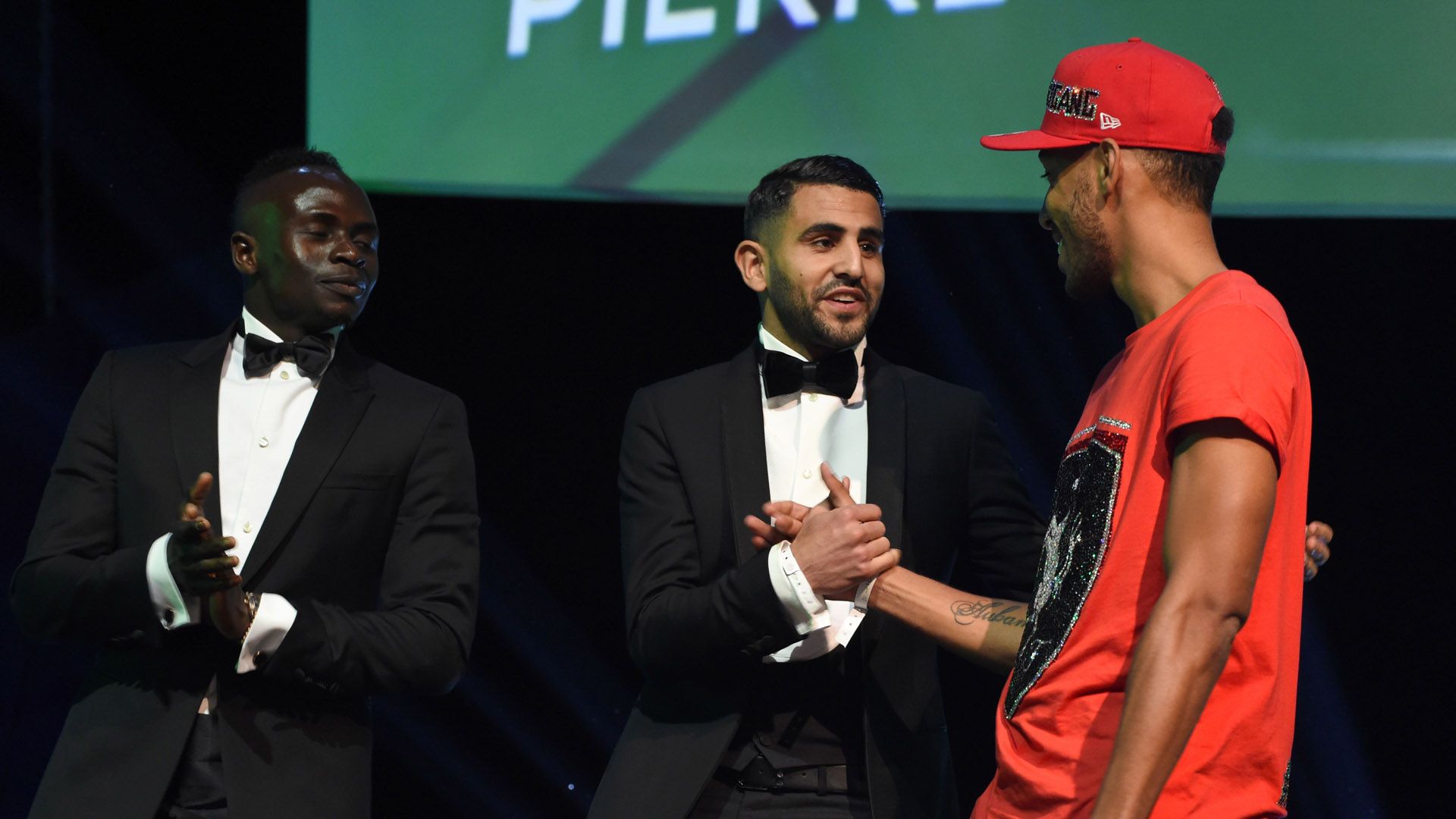 Riyad Mahrez,Pierre-Emerick Aubameyang Sadio Mane