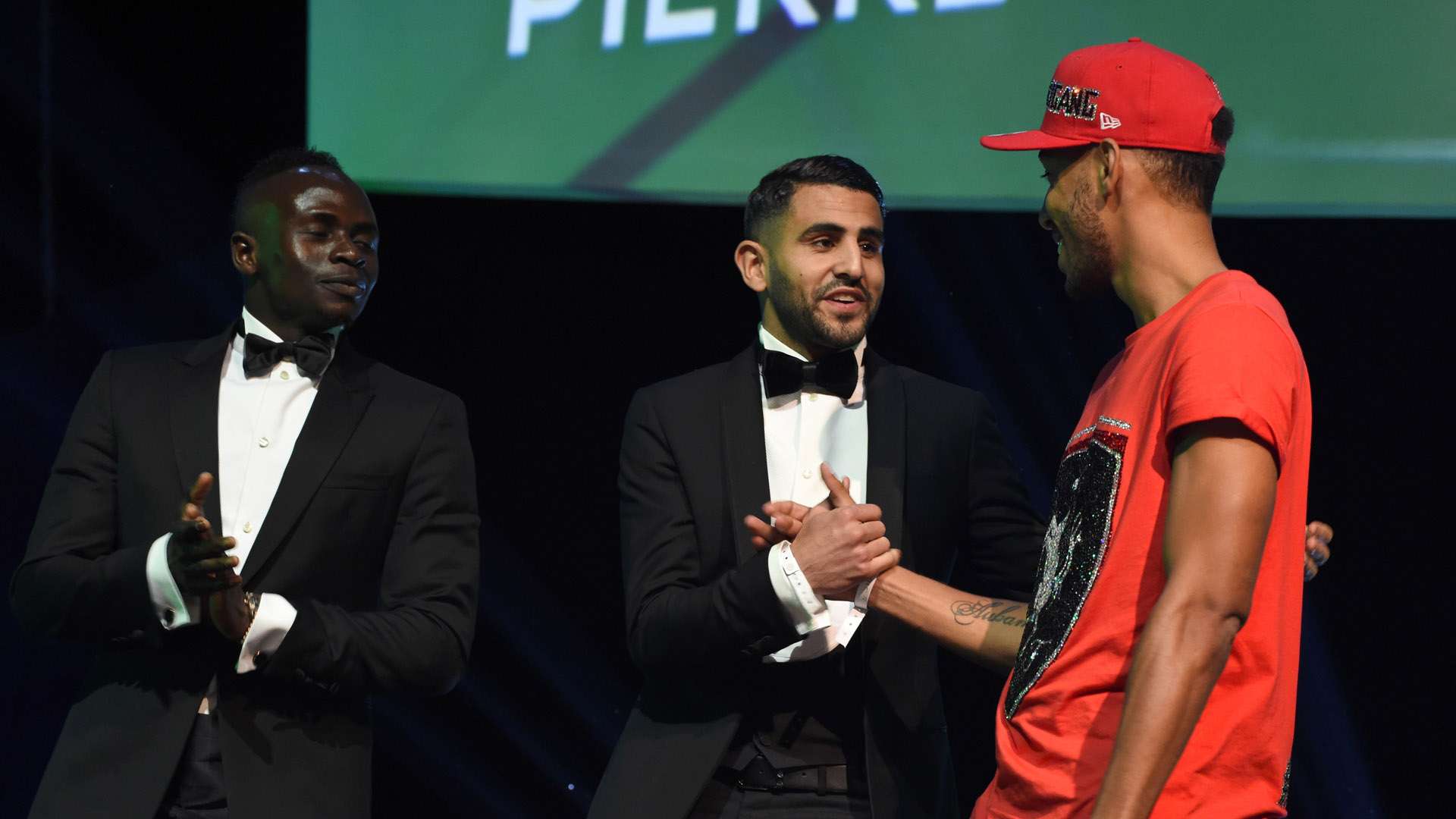 Riyad Mahrez,Pierre-Emerick Aubameyang Sadio Mane