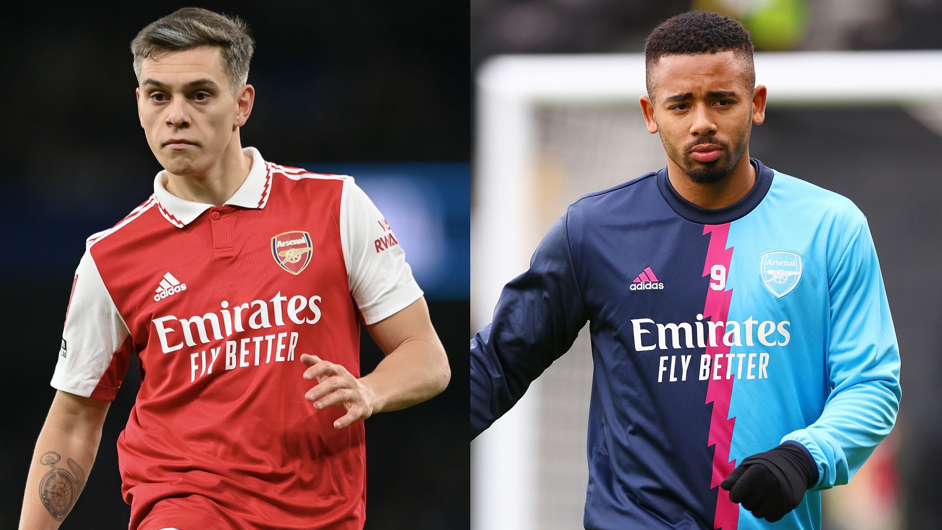 Arsenal Leandro Trossard Gabriel Jesus 