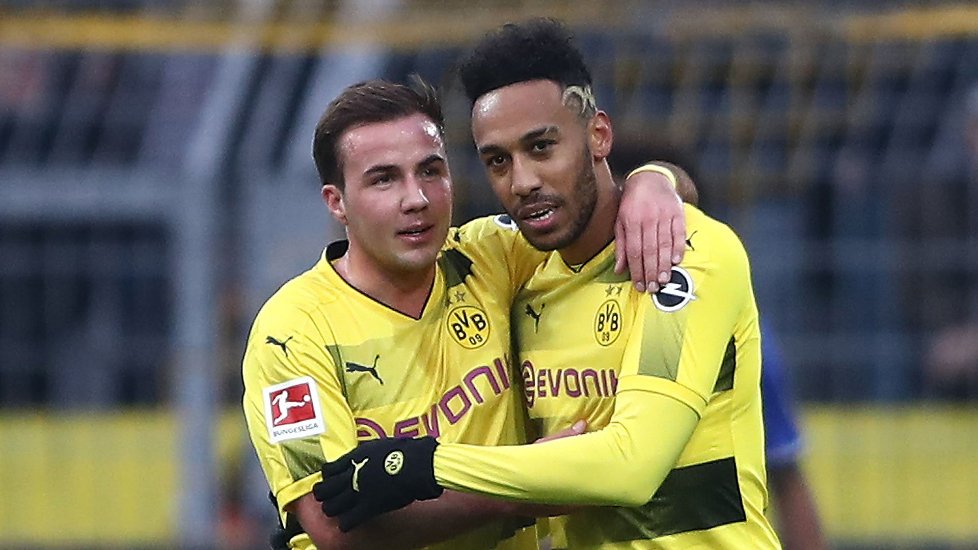 Borussia Dortmund Schalke 04 20171125 Götze Aubameyang