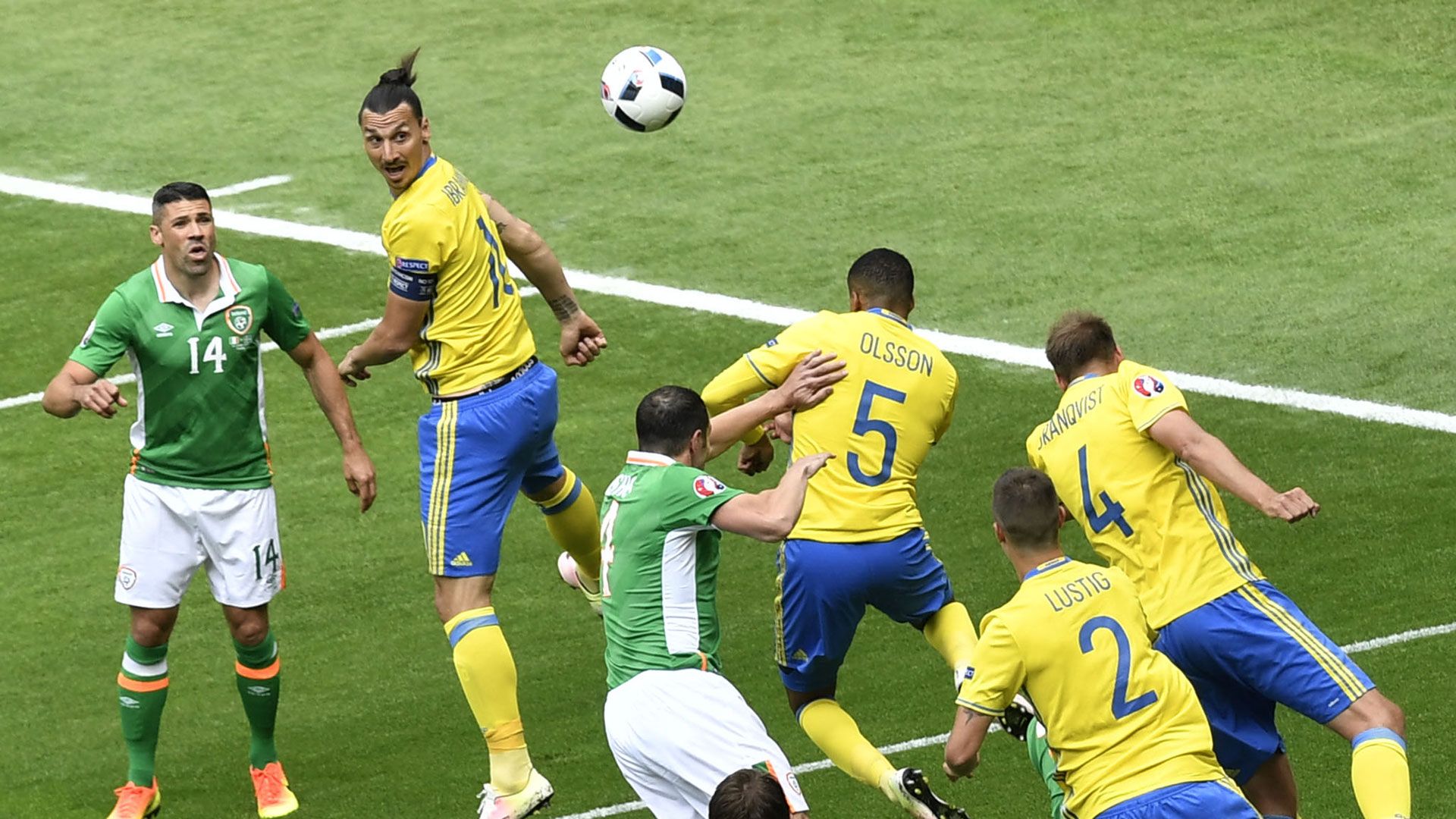Zlatan Ibrahimovic Sweden European Championship ireland 13062016