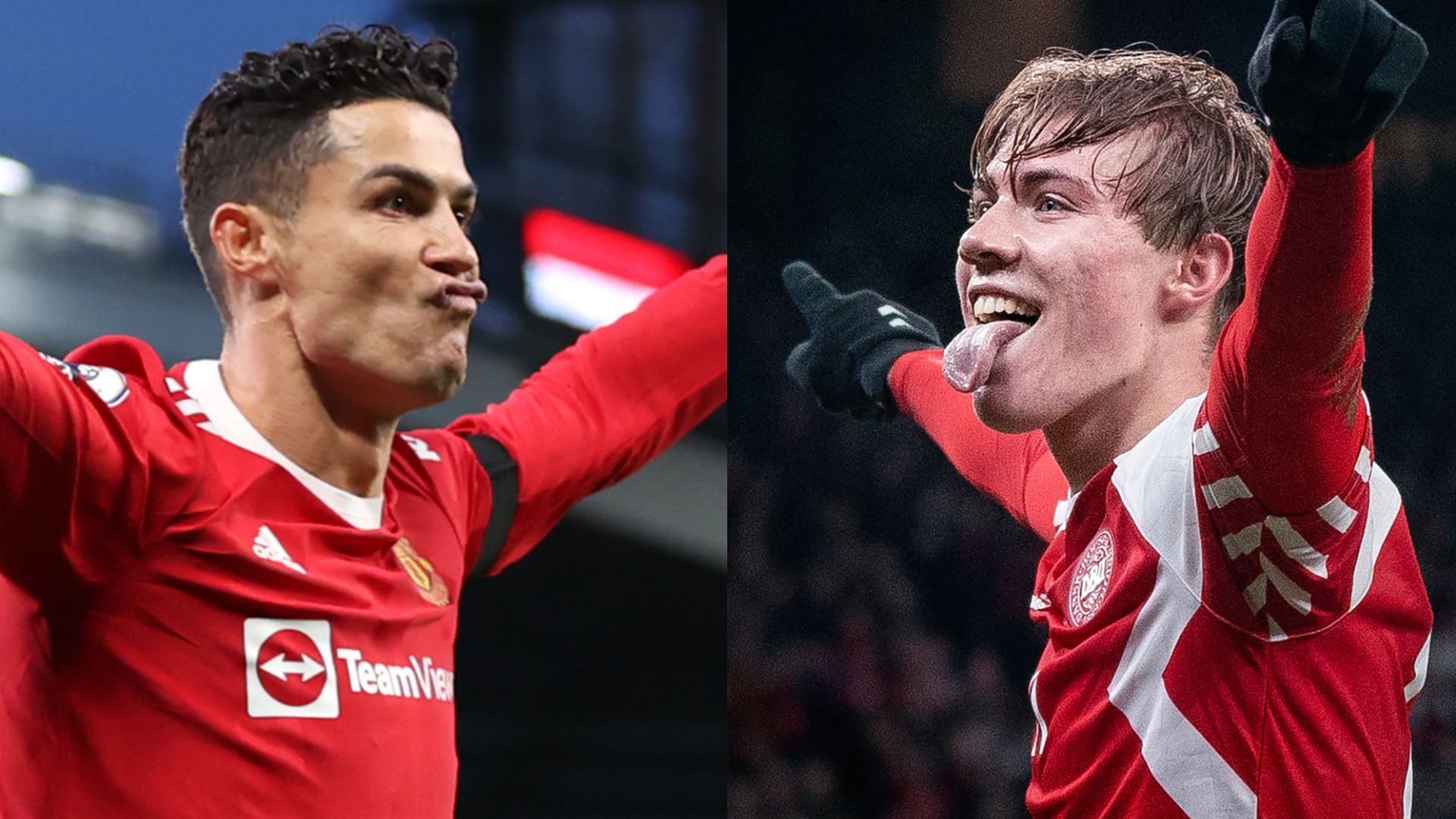 Cristiano Ronaldo Rasmus Hojlund