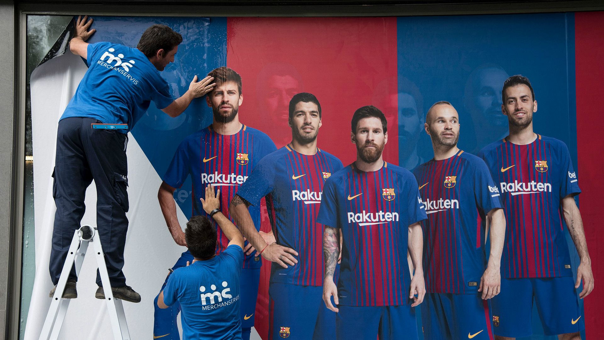 Neymar poster Camp Nou