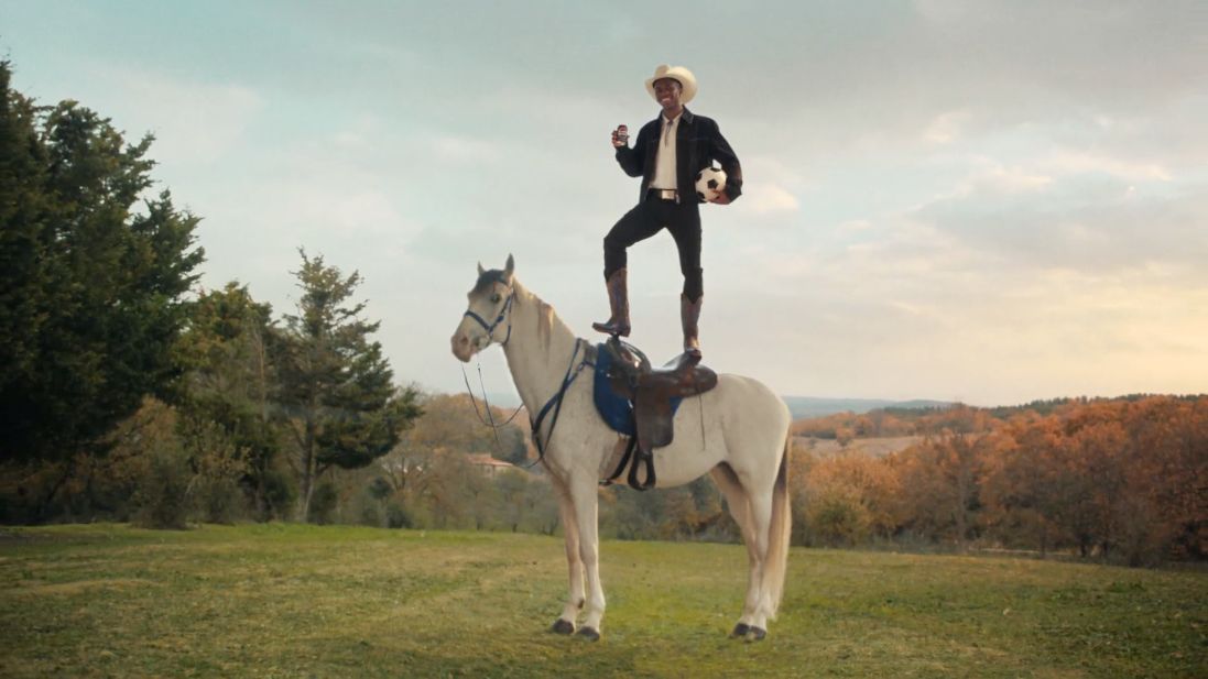 Vinicius Junior cowboy Pepsi