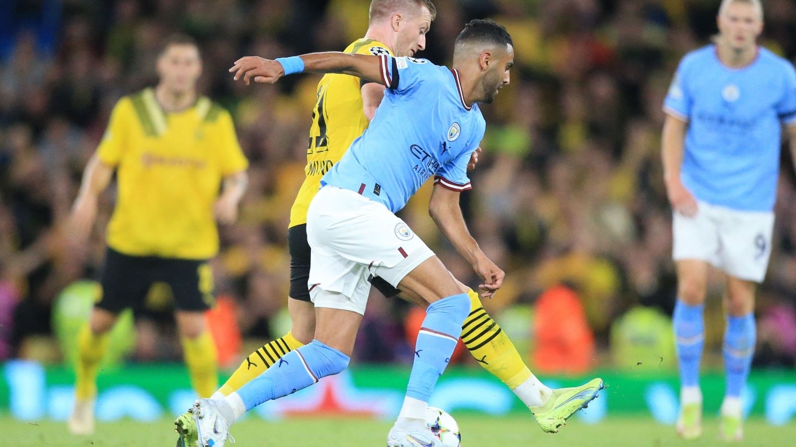 Riyad Mahrez, Manchester City Vs. Borussia Dortmund, Champions League