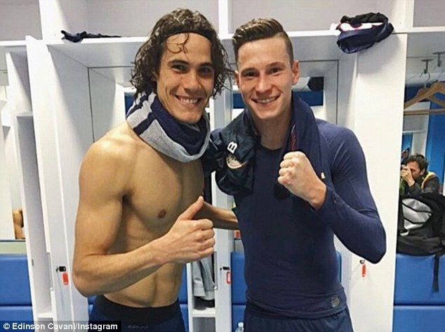 Edison Cavani Julian Draxler PSG Paris Saint-Germain