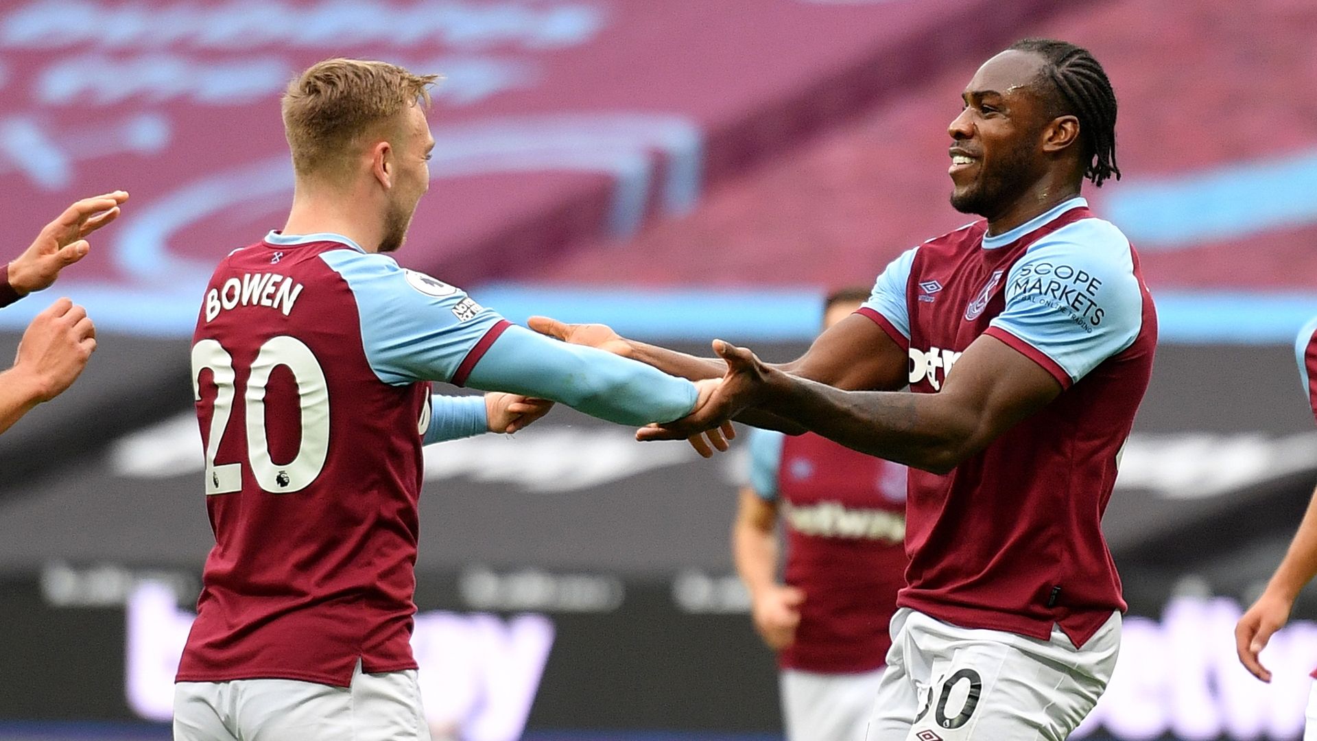 Jarrod Bowen Michail Antonio West Ham United 2020
