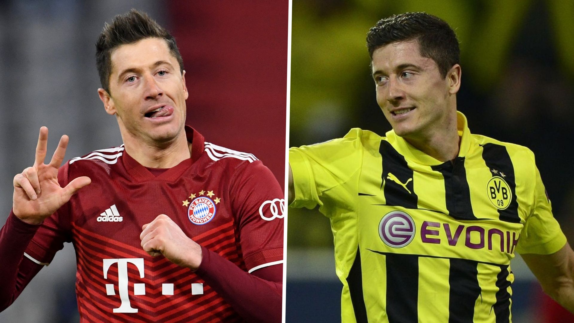 Robert Lewandowski Bayern Munich Dortmund GFX