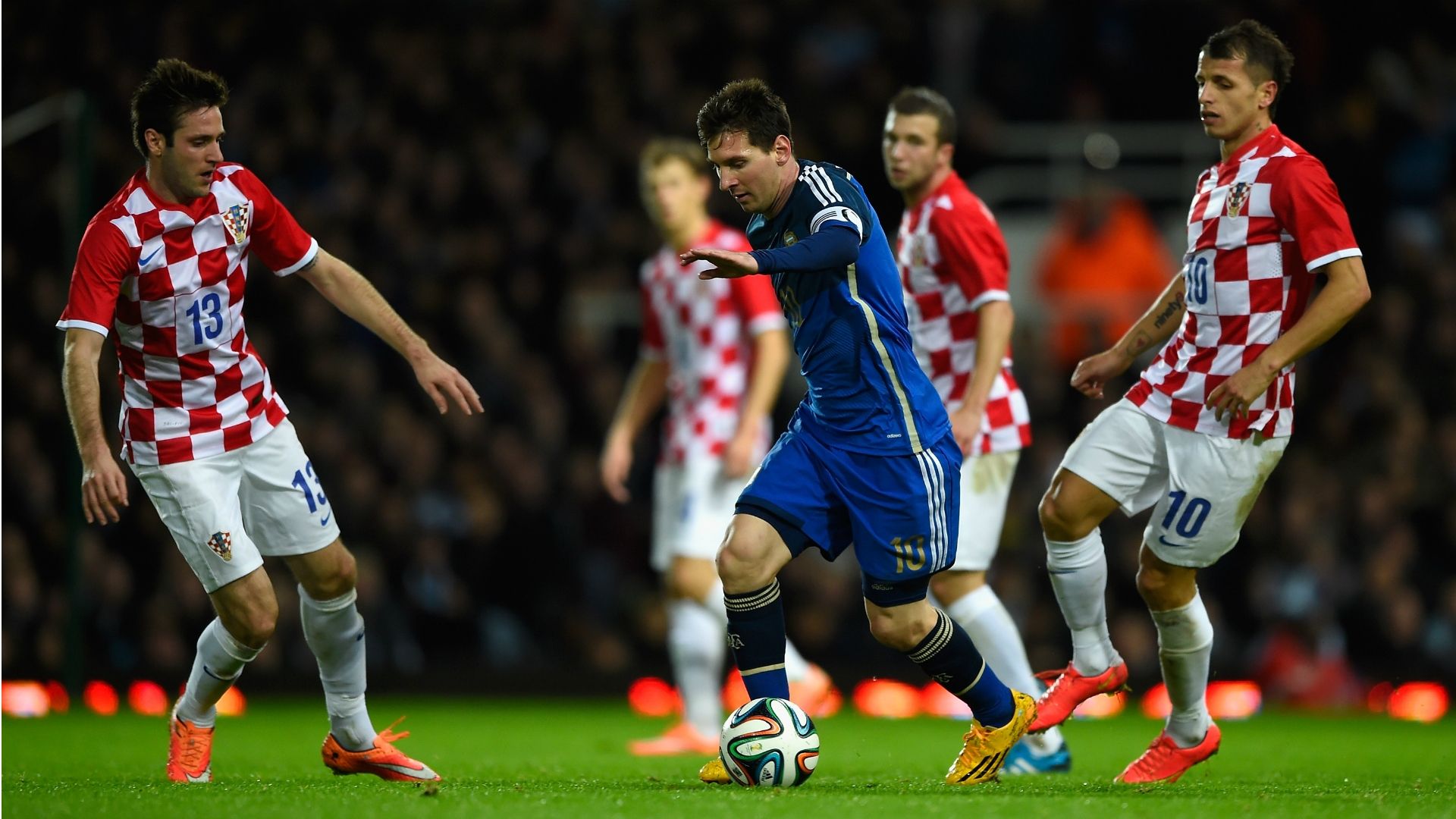 Lionel Messi Argentina Croatia 2014