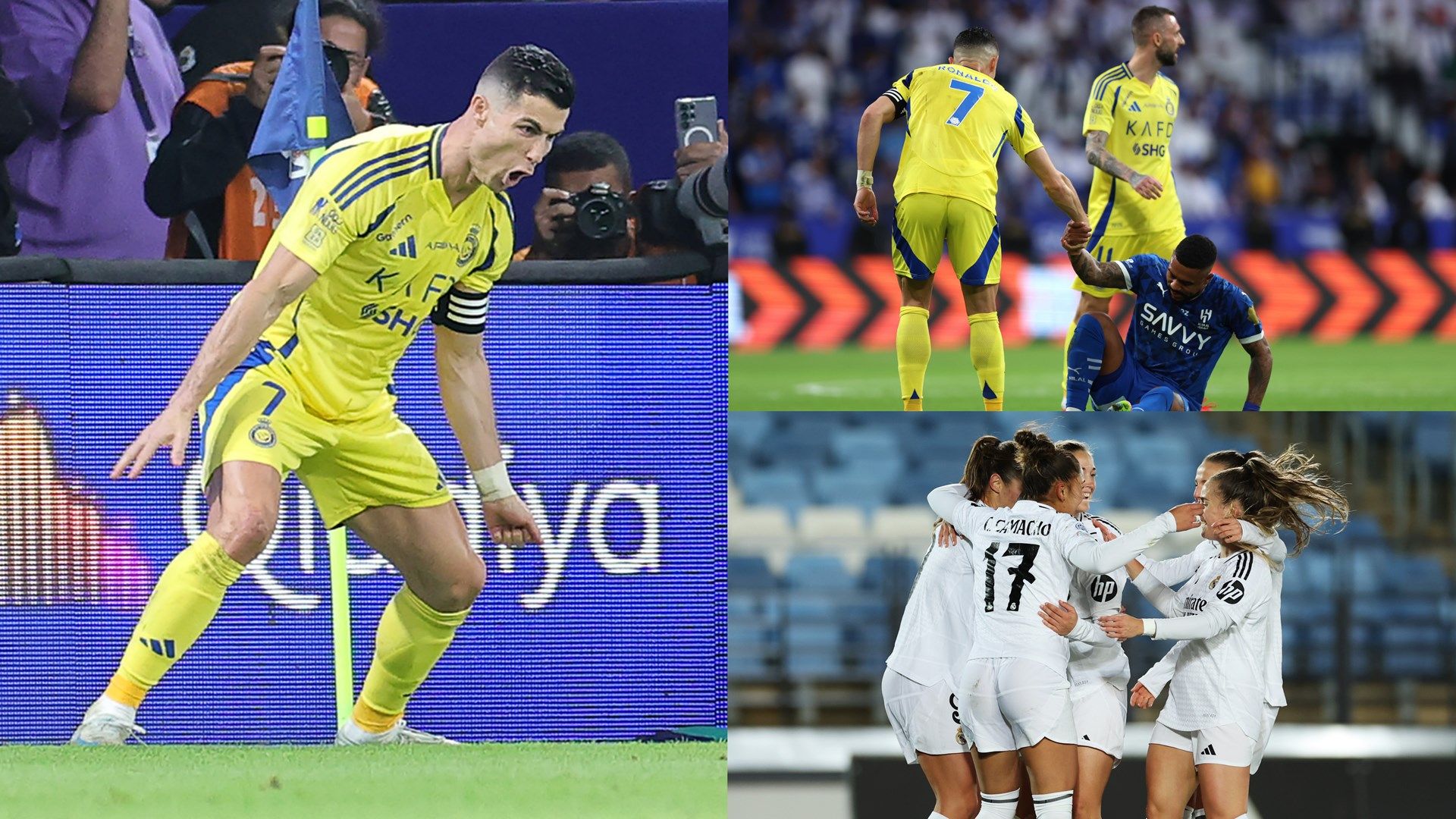 Cristiano Ronaldo Al Nassr vs Al Hilal Real Madrid Femenino