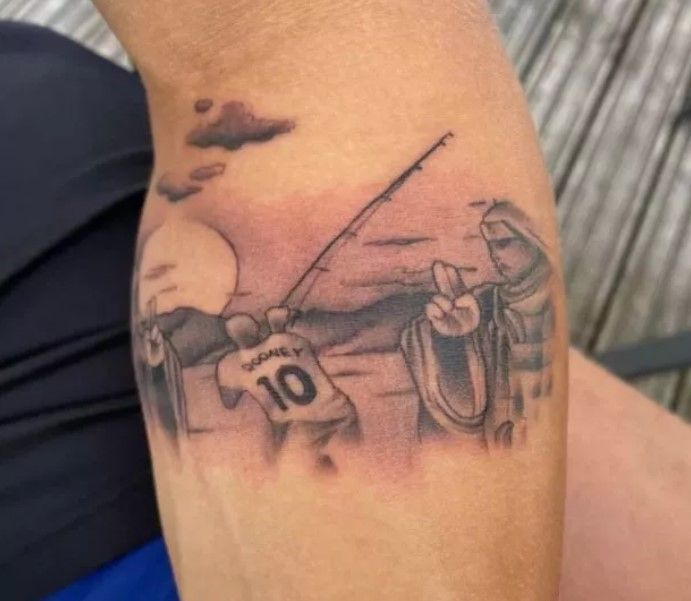 Wayne Rooney tattoo Topi Keskinen