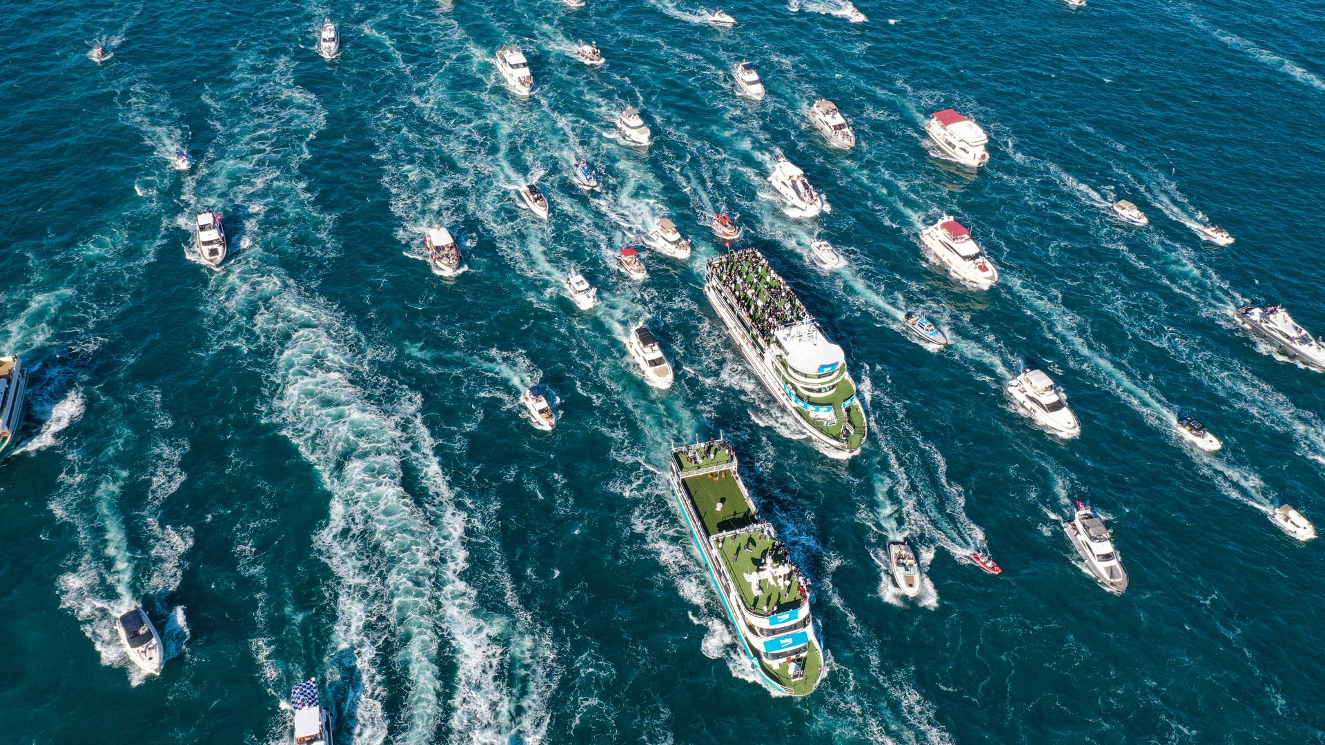 Besiktas championship celebration 2021