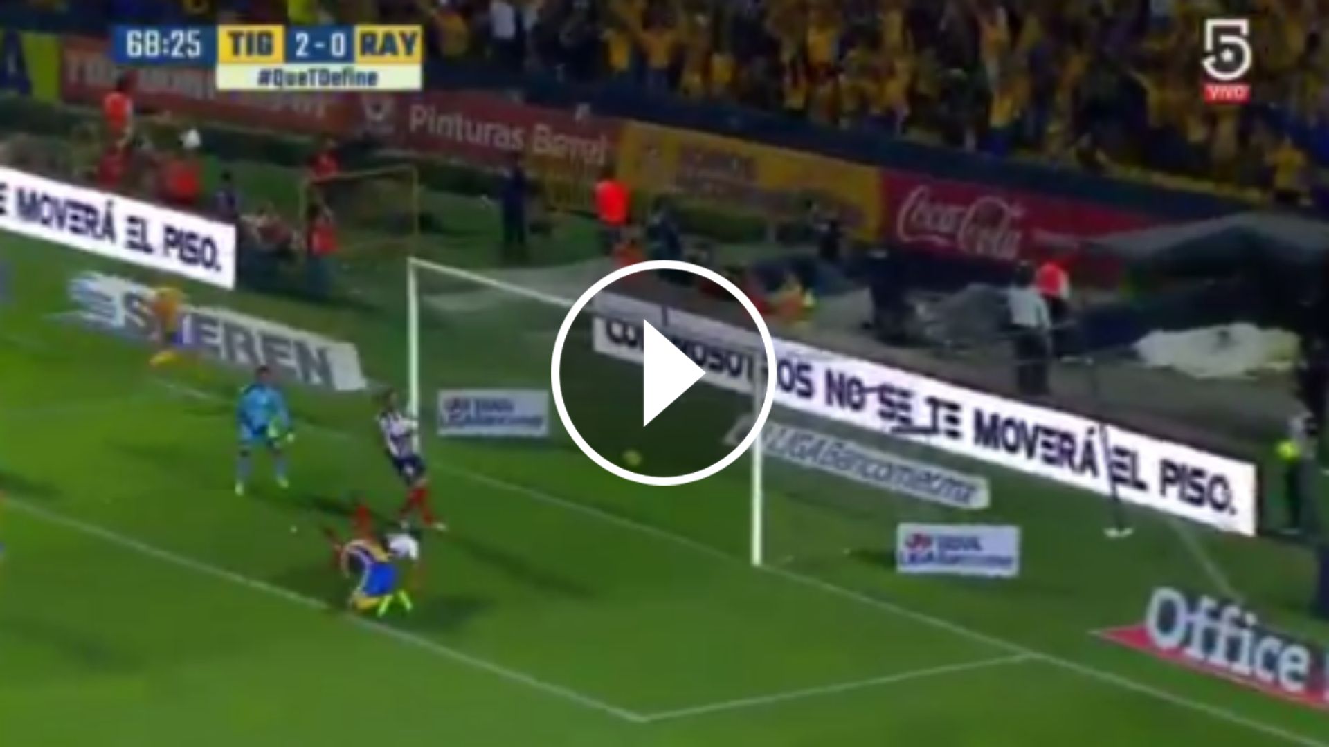 Segundo gol de Gignac 4tos de final