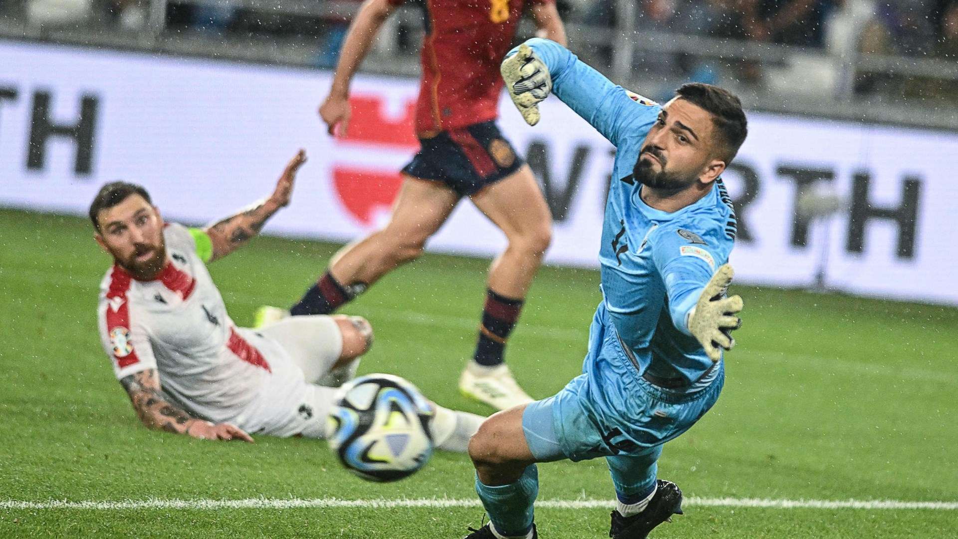 Georgia vs Spain own-goal blunder