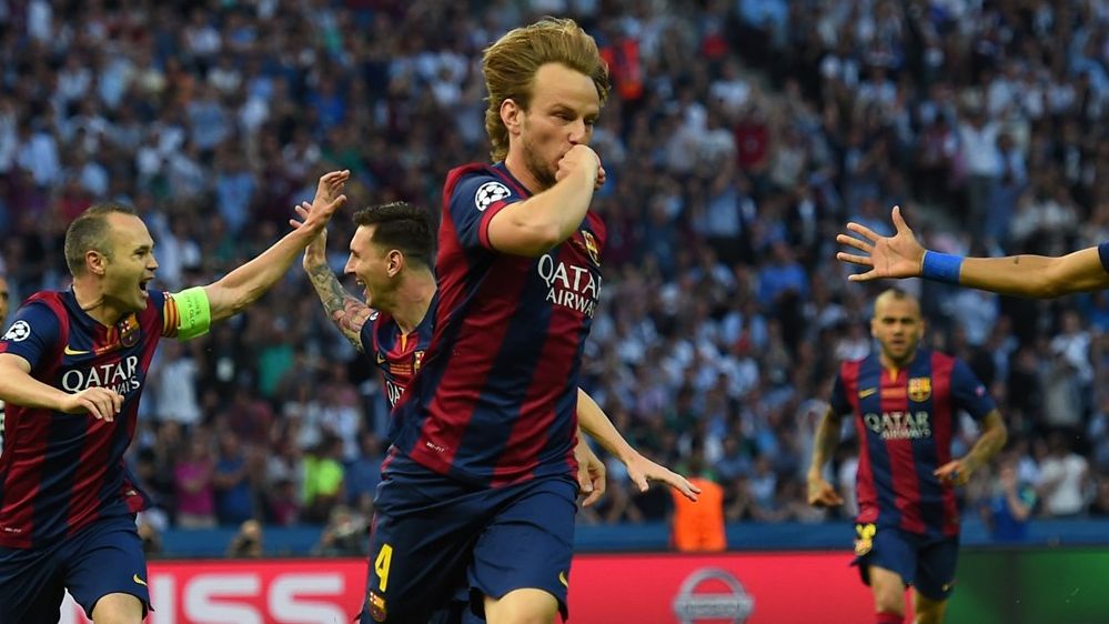 Ivan Rakitic Barcelona Juventus 2015 Champions League final