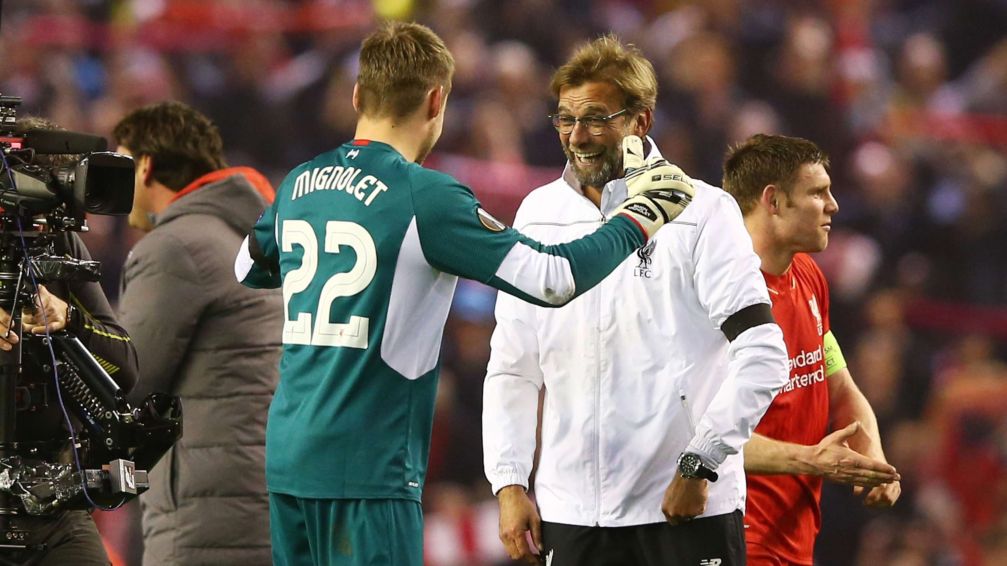 Jurgen Klopp Simon Mignolet Liverpool Premier League