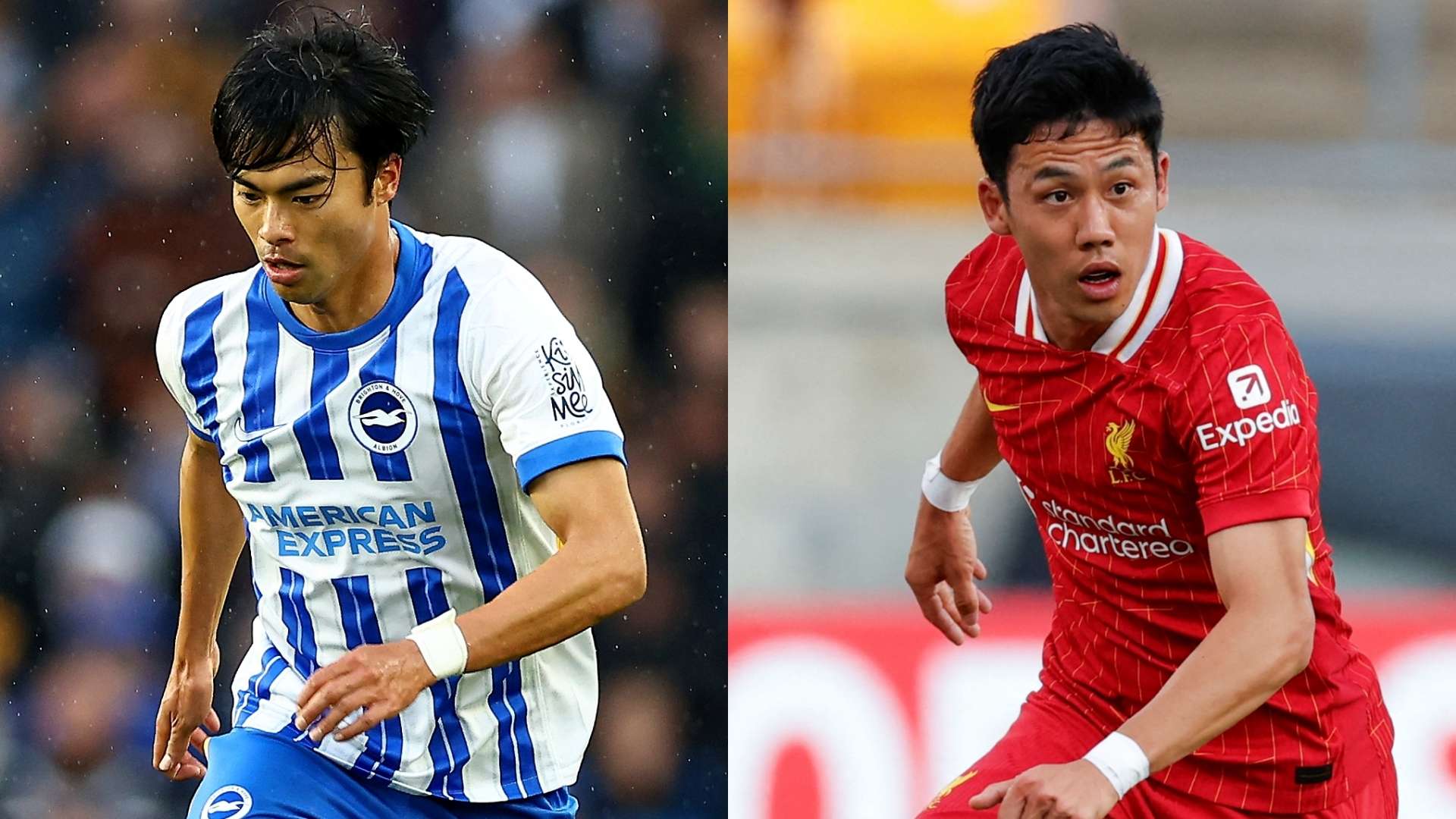 Kaoru Mitoma Brighton Wataru Endo Liverpool