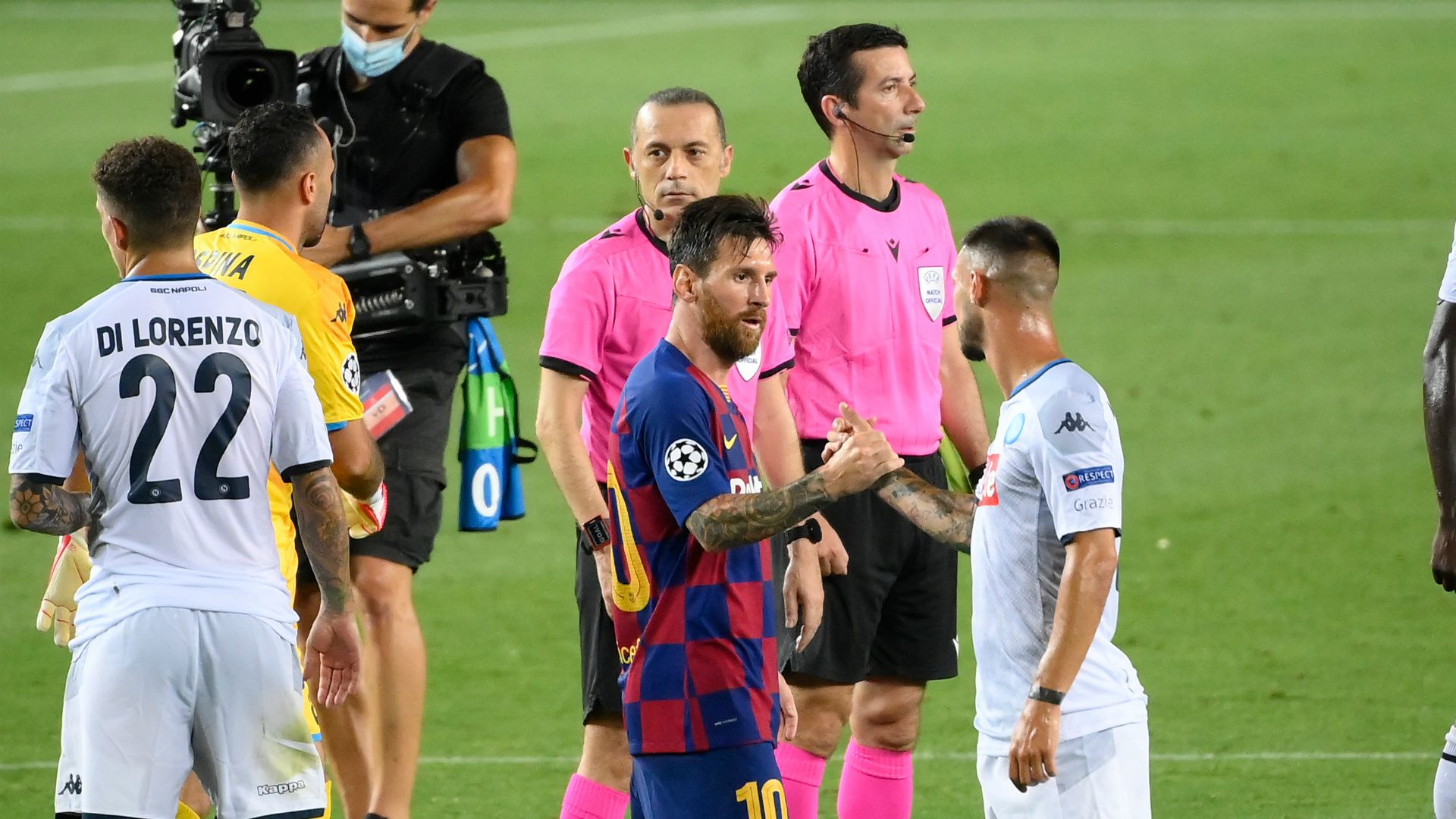 Messi Barcelona Napoli Champions League 08082020
