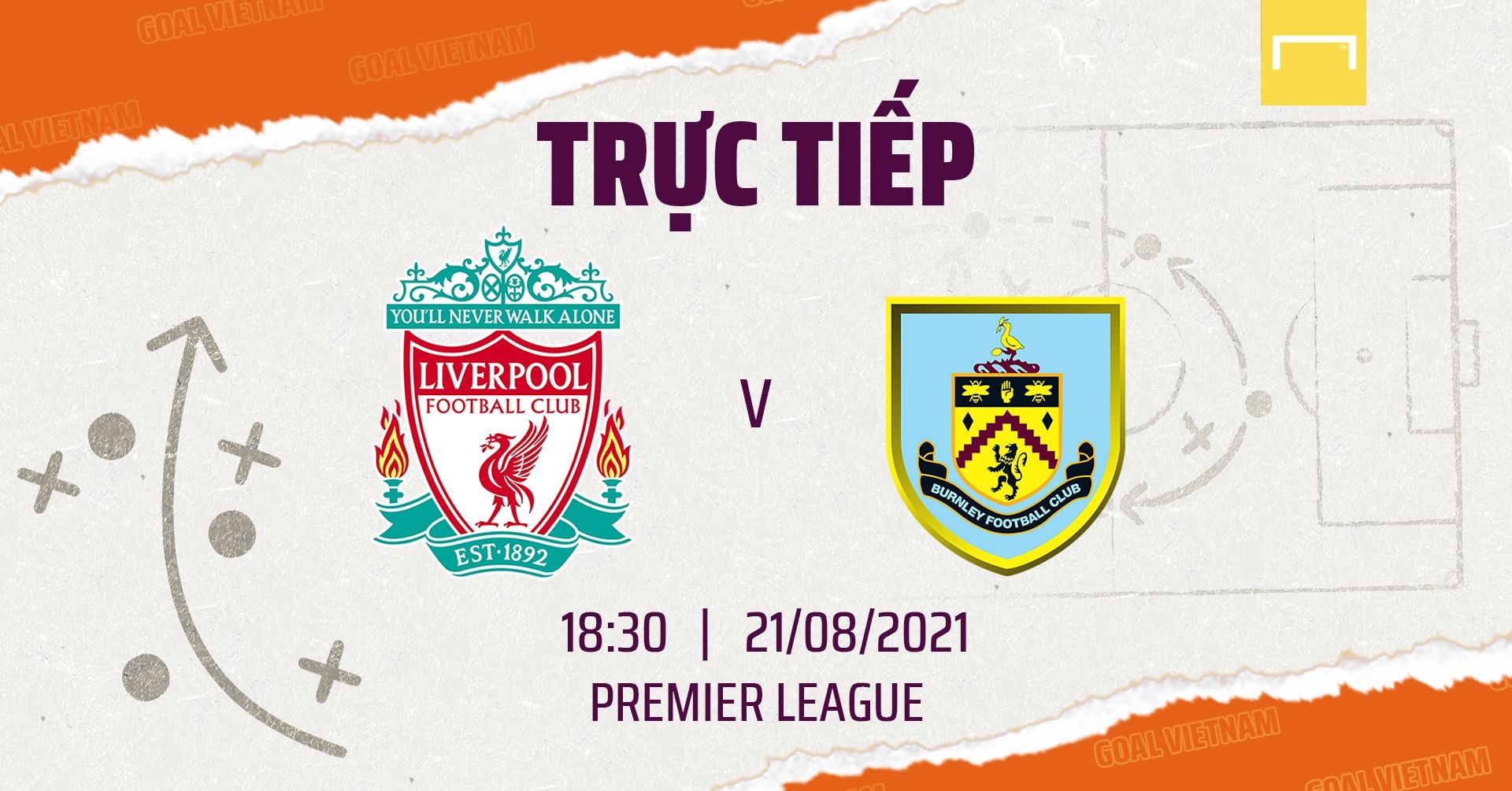 Live Liverpool vs Burnley 2021/22 Premier League GFX