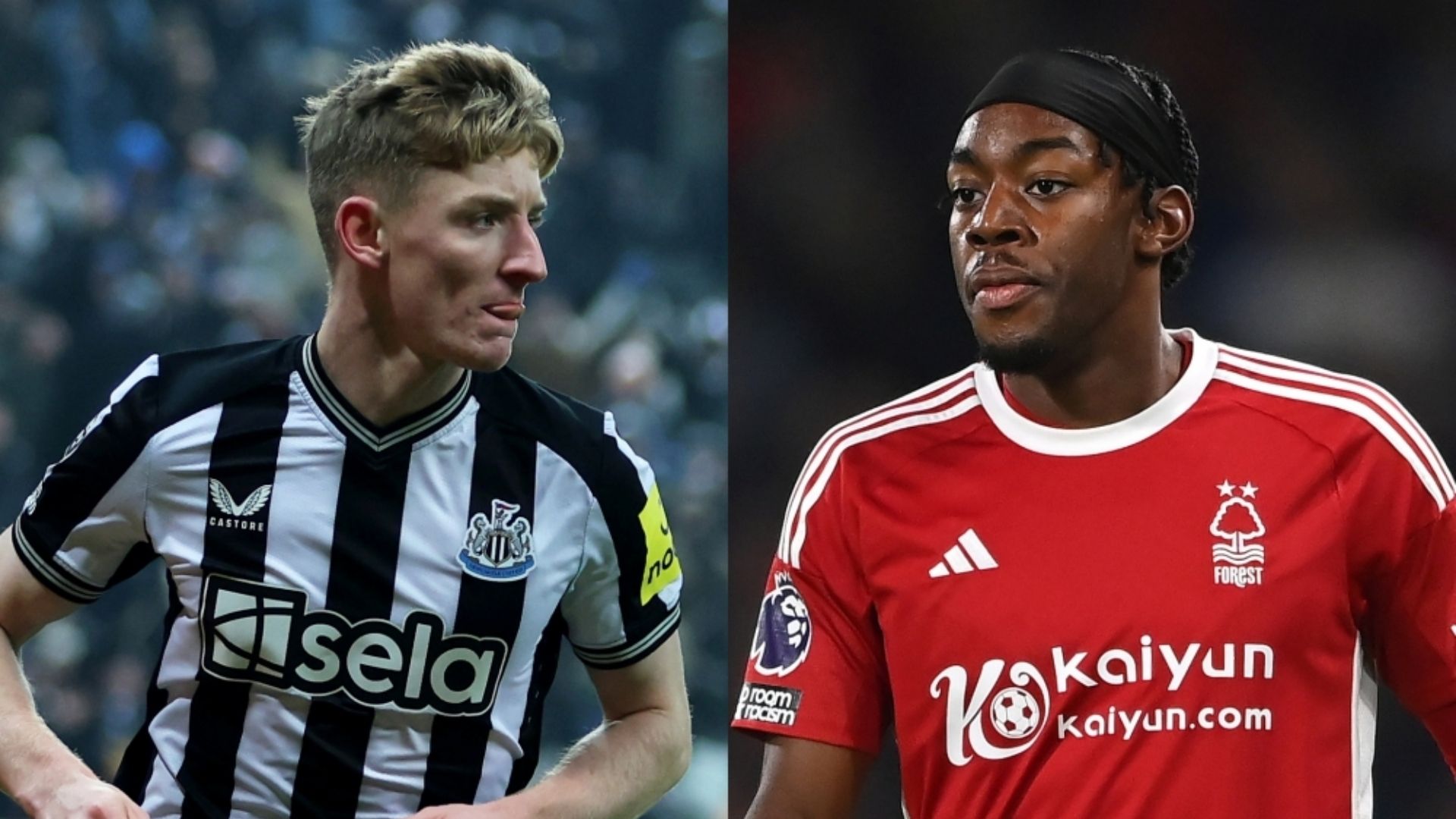 Anthony Gordon Newcastle Anthony Elanga Nottingham Forest