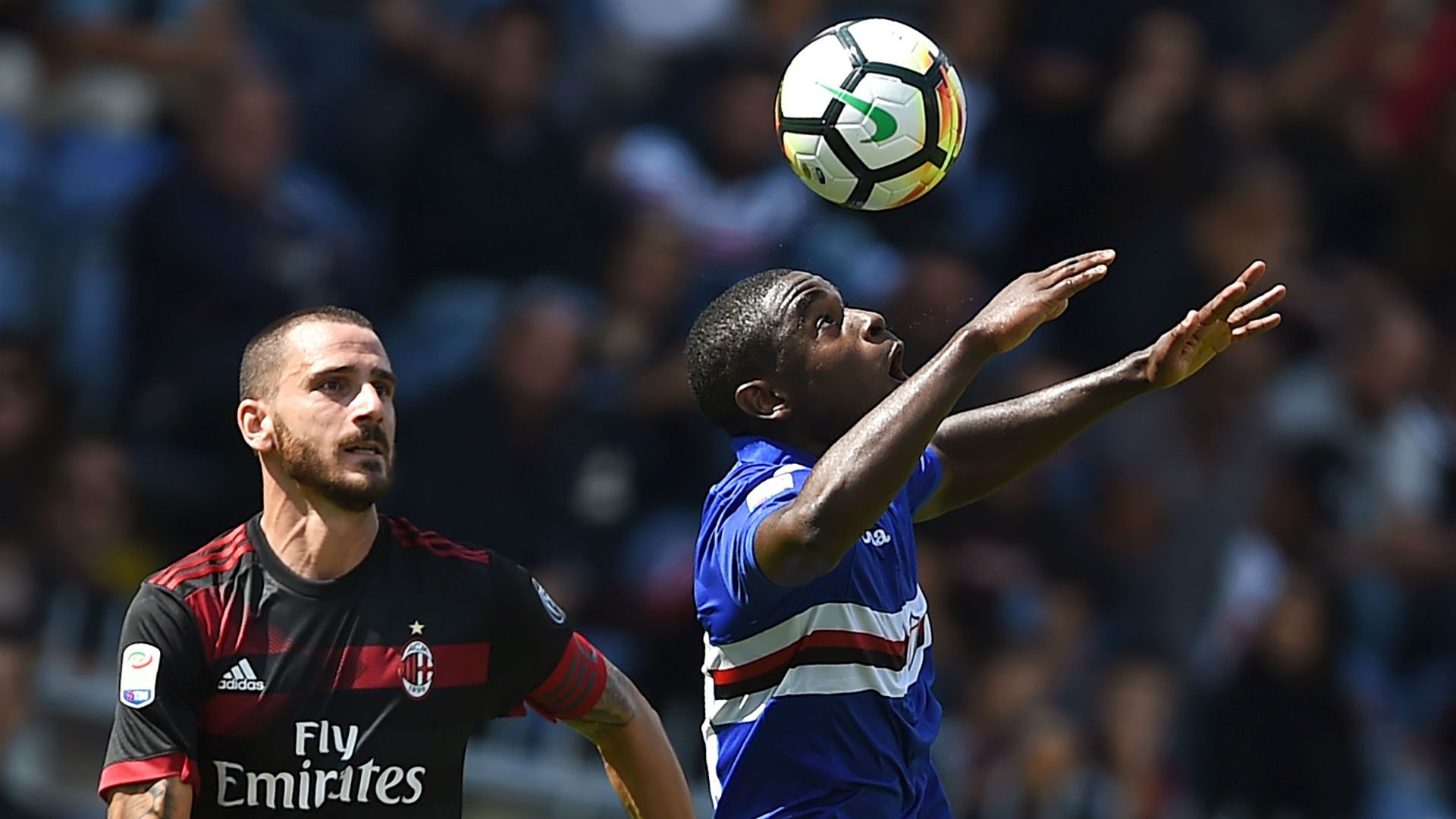 Leonardo Bonucci Duvan Zapata Sampdoria Milan Serie A