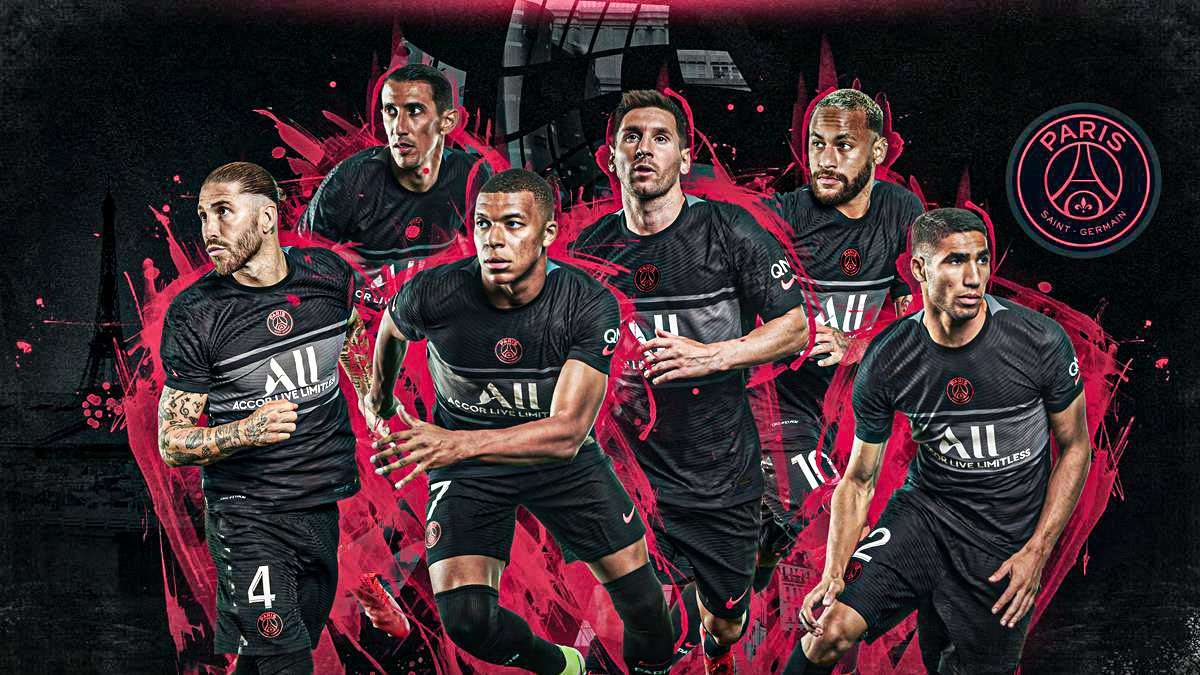 PSG maillot third 2021/22