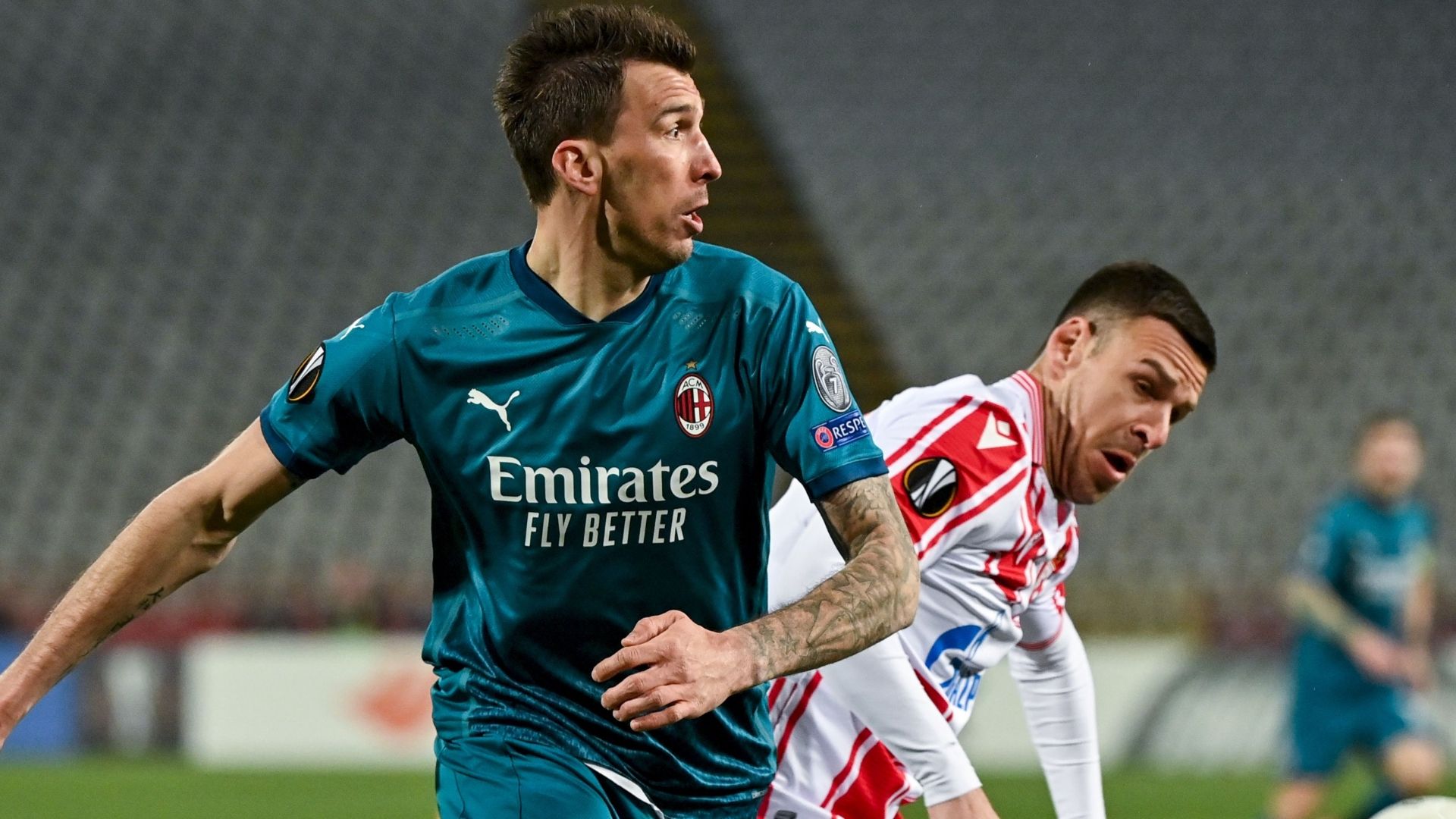 Mandzukic Red Star Milan Europa League