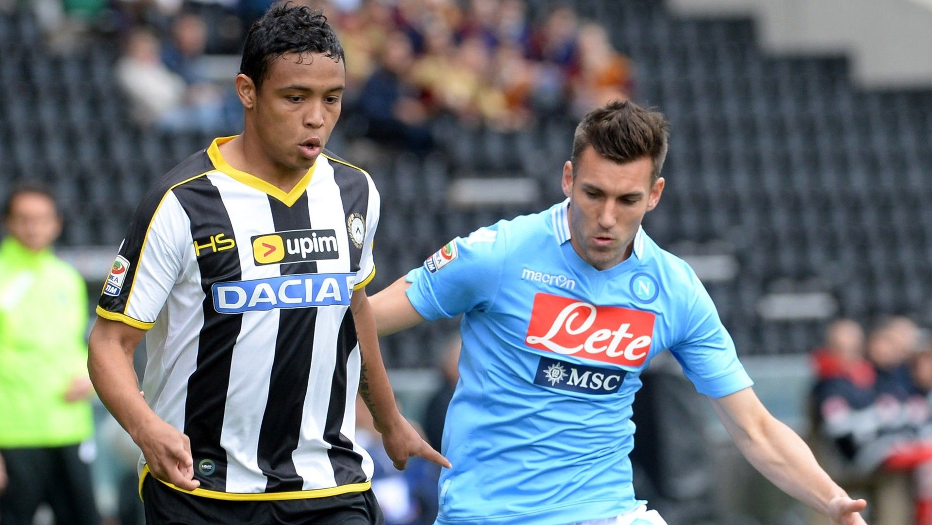 Luis Muriel Anthony Reveillere Udinese Napoli
