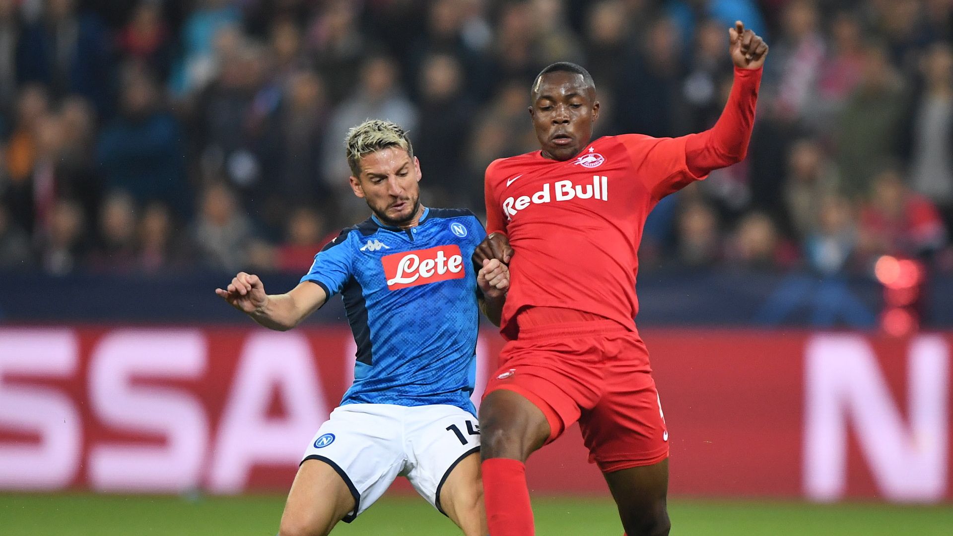 Enock Mwepu RB Salzburg v Napoli