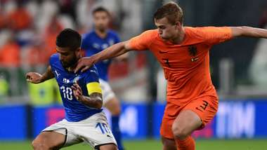 Lorenzo Insigne Matthijs De Ligt Italy Netherlands