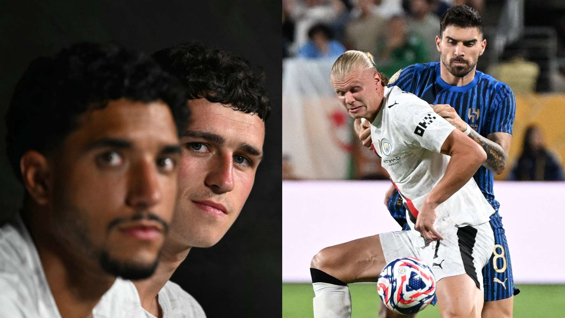 Erling Haaland Omar Marmoush Hilal Manchester City