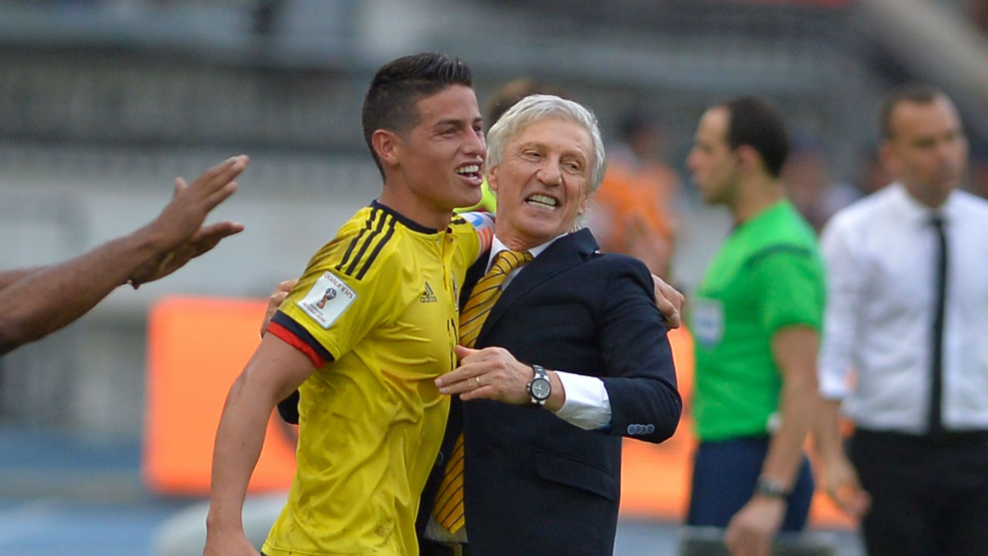 James Rodríguez & José Pekerman Colombia vs Venezuela