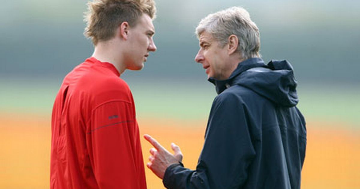 Arsene Wenger Nicklas Bendtner Arsenal