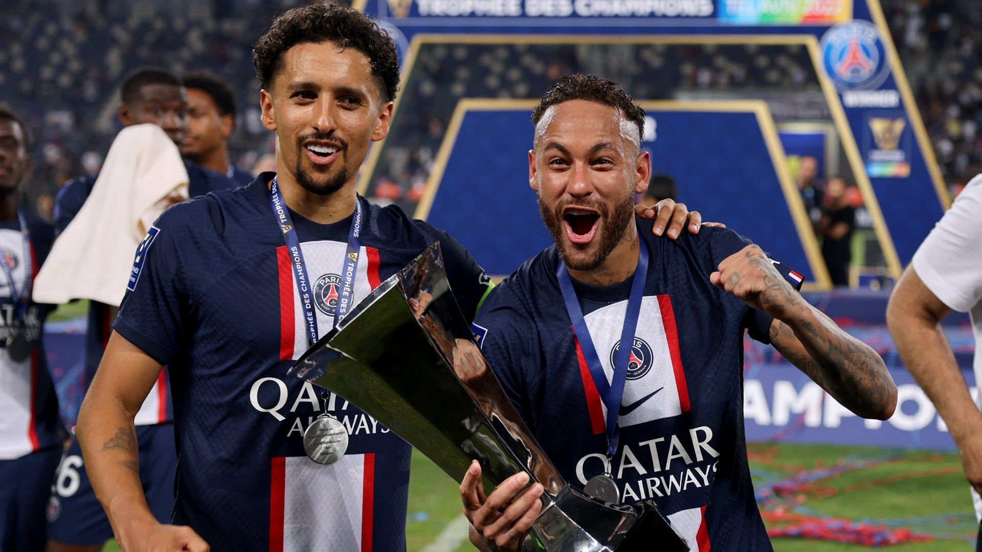 Marquinhos Neymar Paris Saint Germain