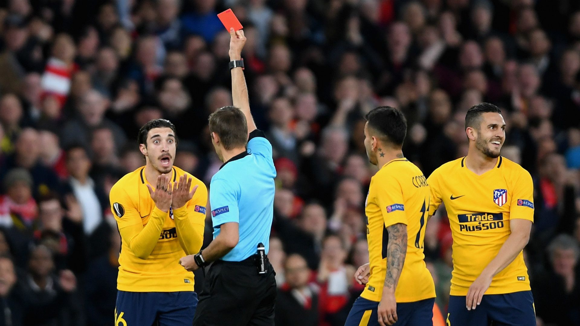 Sime Vrsaljko Arsenal Atletico Madrid Europa League