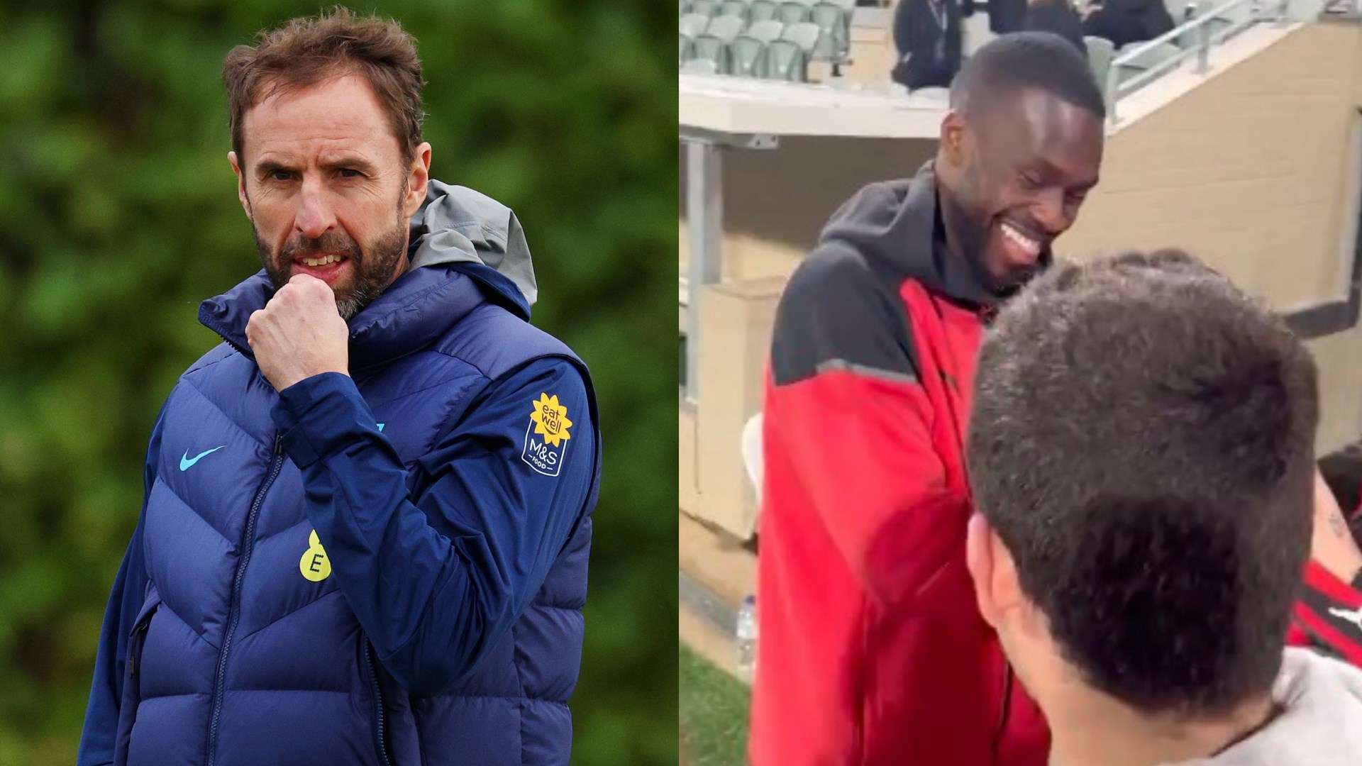 Fikayo Tomori reacted to a fan's x-rated song about England boss Gareth Southgate