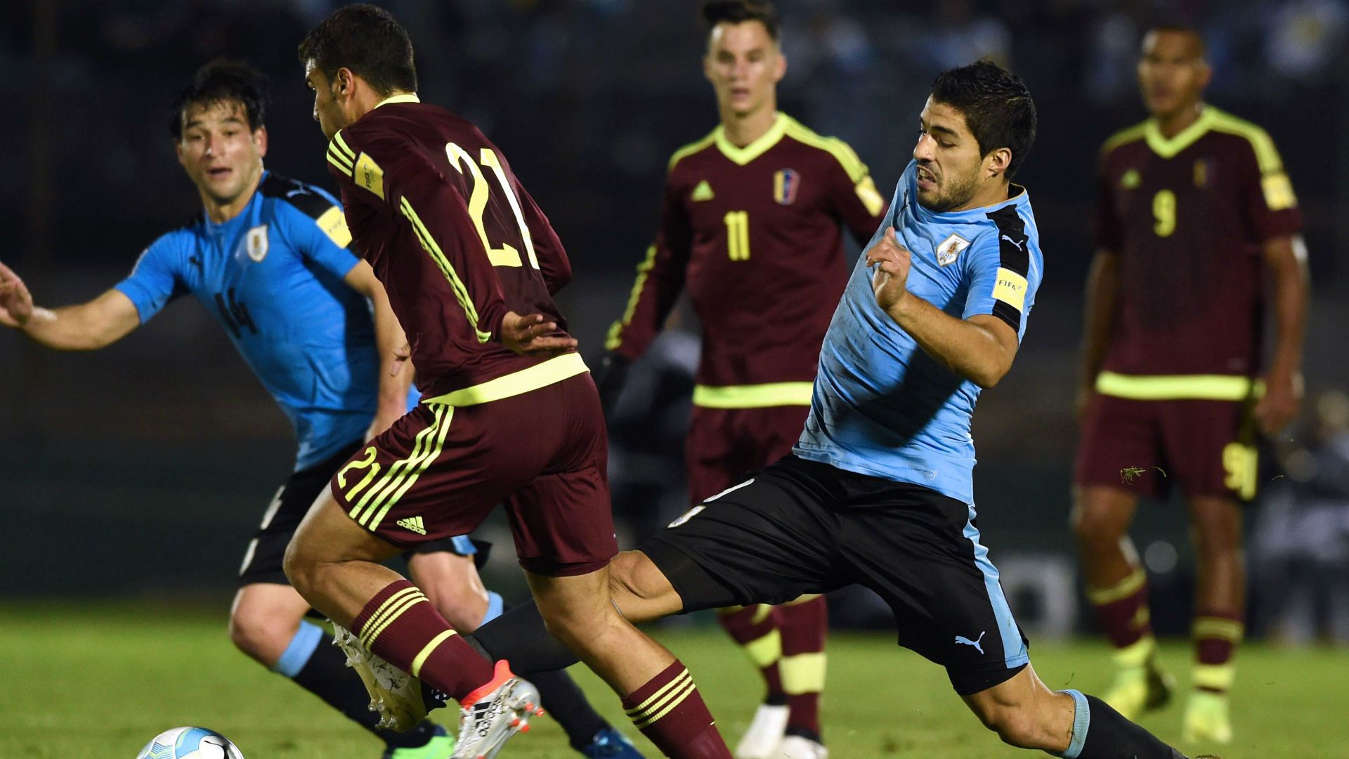 Uruguay – Venezuela Eliminatorias Sudamericanas 06102016