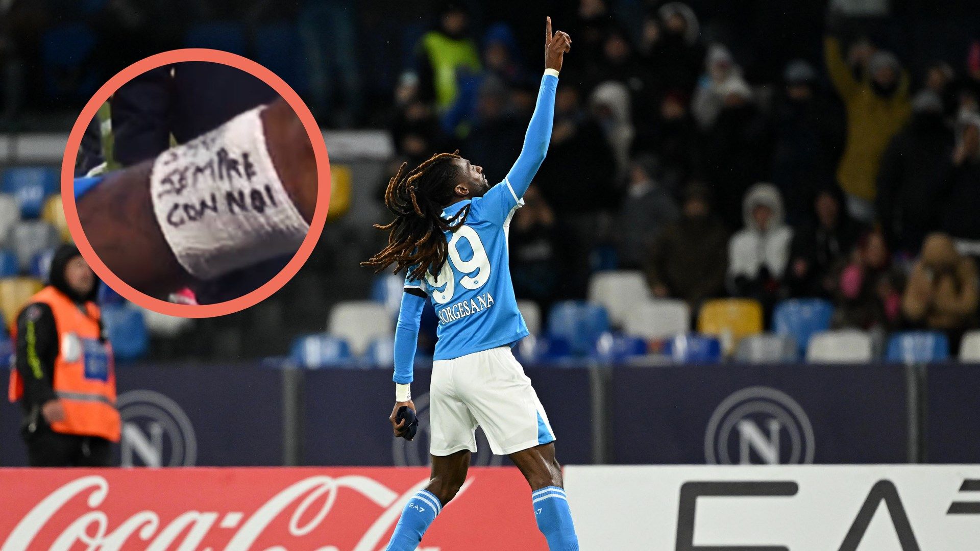 Anguissa Daniele dedica