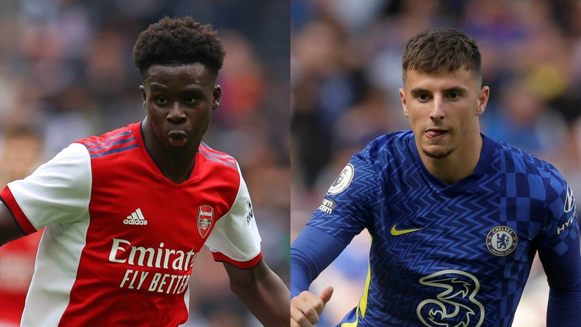 Bukayo Saka Arsenal Mason Mount Chelsea