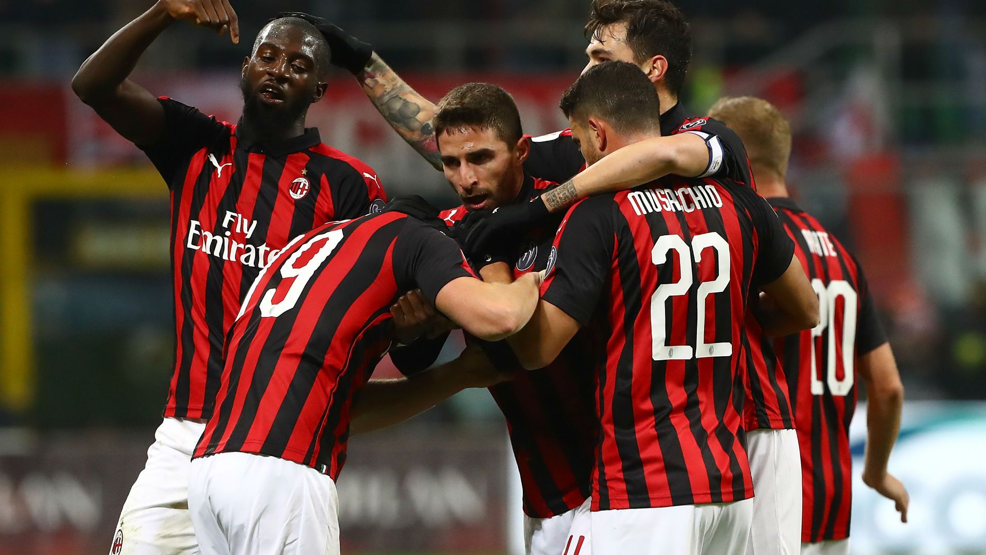 Piatek Milan Napoli Coppa Italia