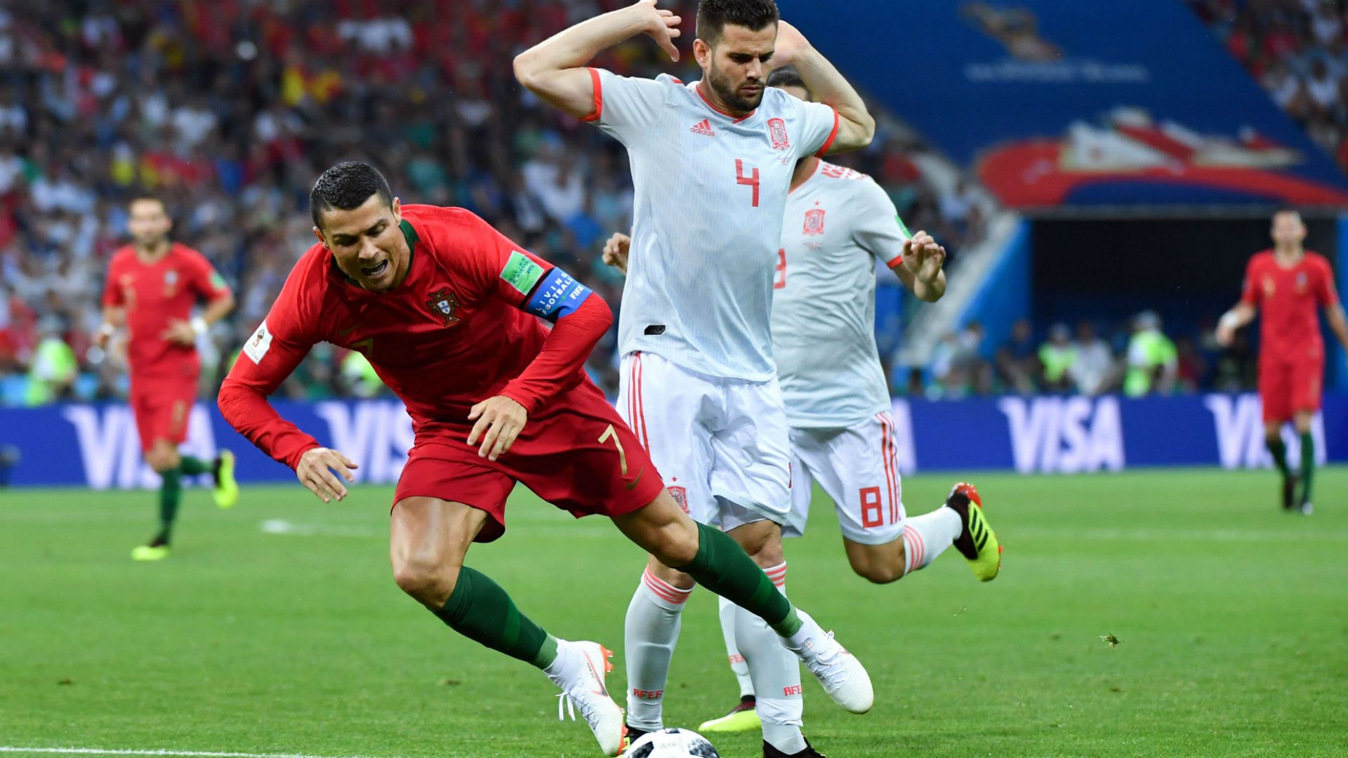 Nacho Cristiano Ronaldo España Portugal World Cup Mundial 2018