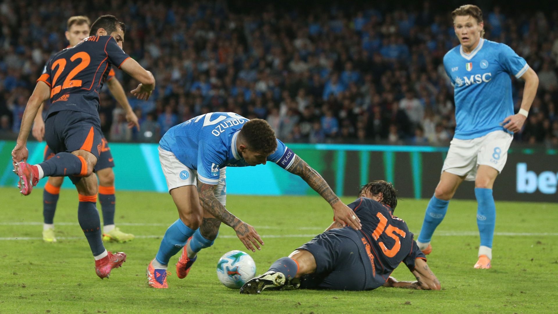 Di Lorenzo Mkhitaryan penalty Napoli Inter 27102025