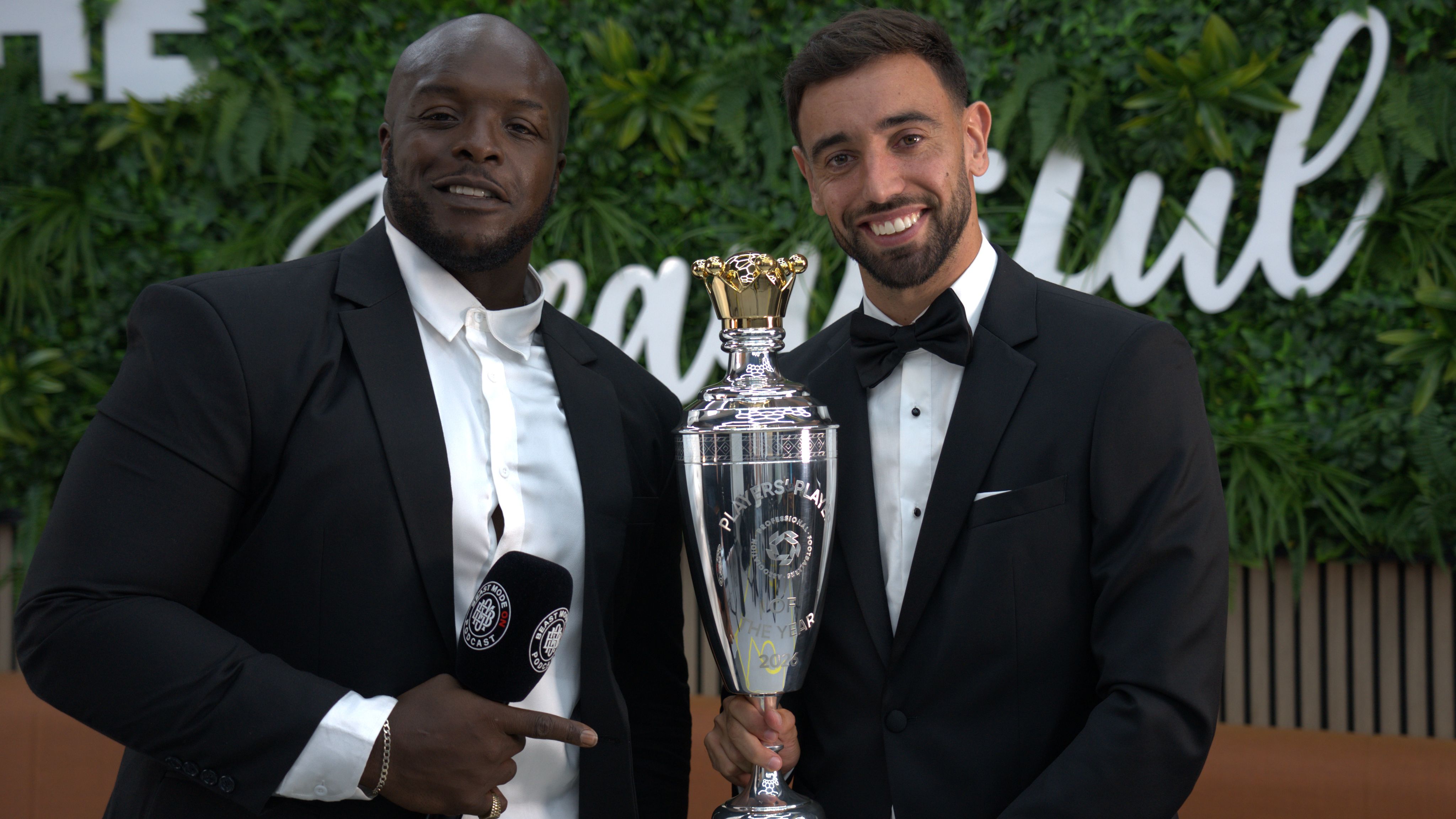 Adebayo Akinfenwa Bruno Fernandes PFA Awards